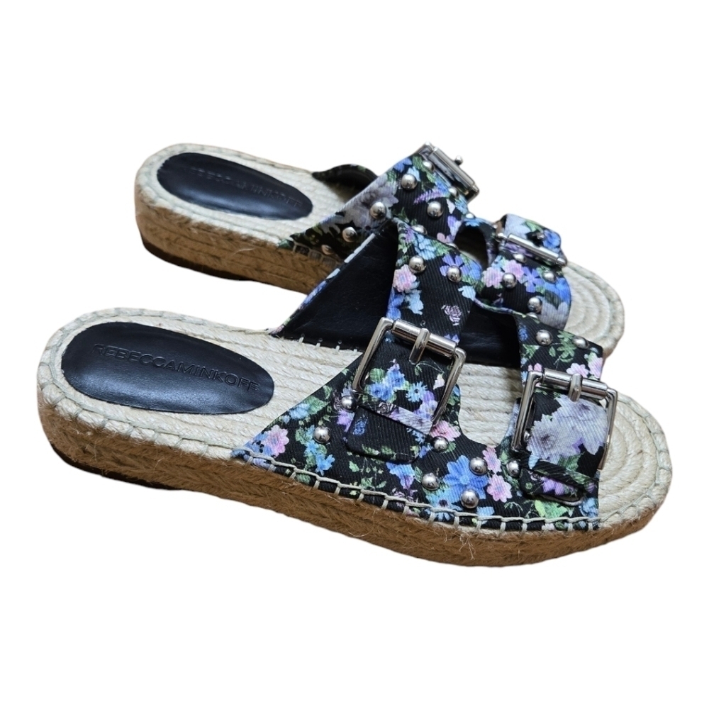 Rebecca Minkoff Jodi Floral Espadrille Sandals 6.5